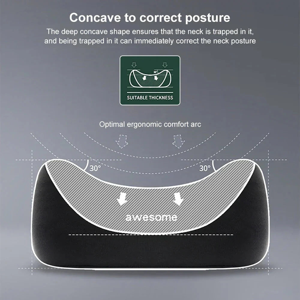 Car Headrest Cushion | Ergonomic Memory Foam & Breathable Polyester
