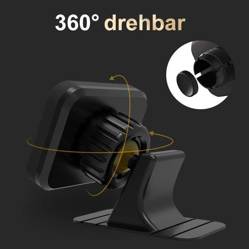 Car Phone & Tablet Holder | Strong Magnetic & Rotatable