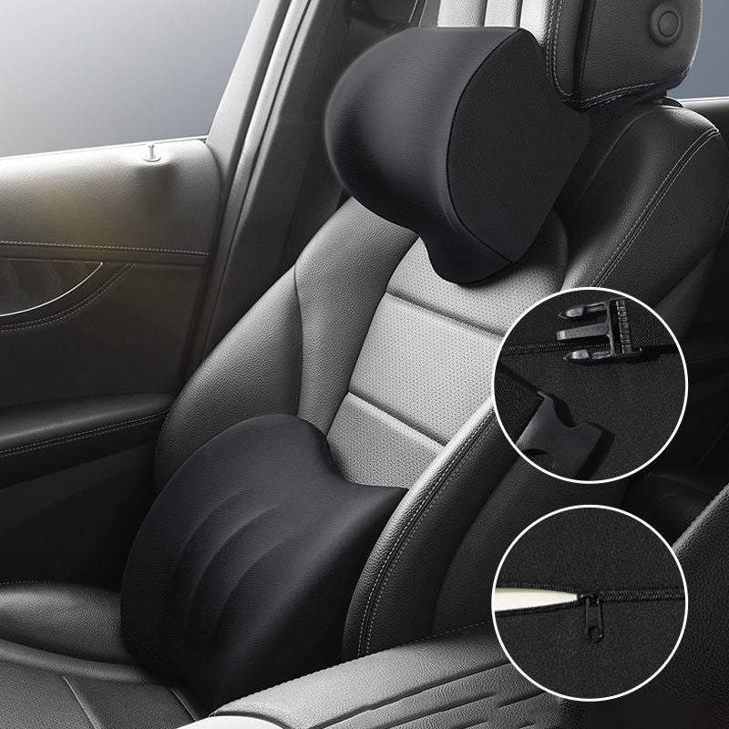 Car Seat Cushion Set | Memory Foam Ergonomic Support