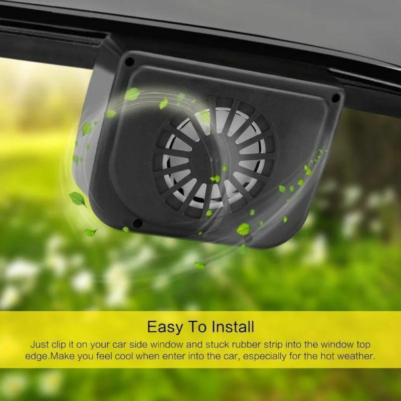 Car Ventilation Fan | Solar-Powered & Battery-Free