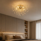 Ceiling Lamp | Crystal Design & Warm LED | 4–8 Lights