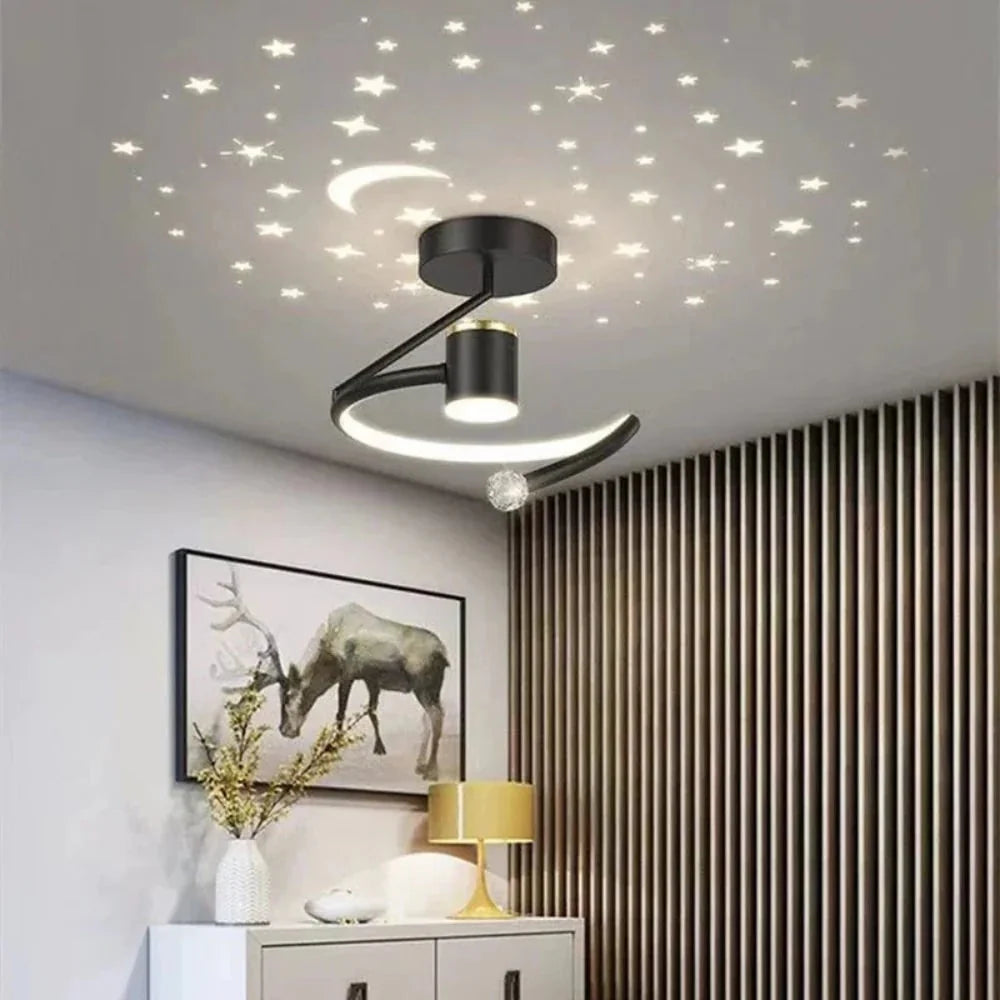 Ceiling Light | Star Projection & Dimmable LED