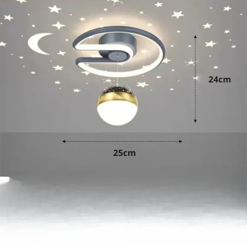 Ceiling Light | Star Projection & Dimmable LED