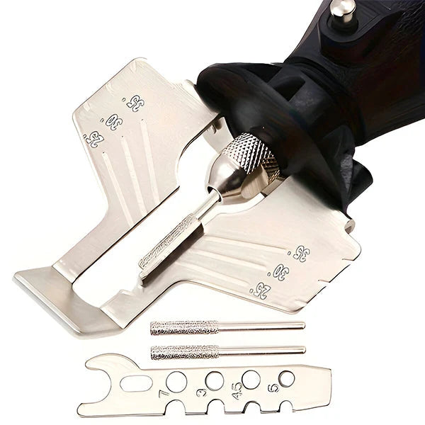 Chainsaw Sharpener | On-Chain Quick Sharpening & Built-In Angle Guide