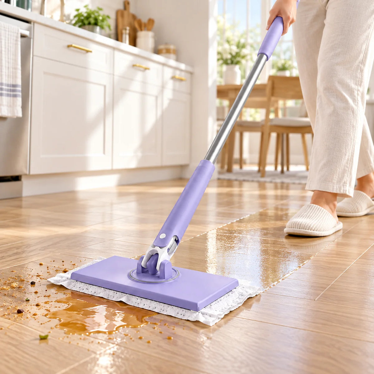 Cleaning Floor Mop | Hands-Free Quick-Change & Ergonomic