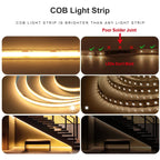 COB LED Light Strip | Uniform COB Lighting & Self-Adhesive