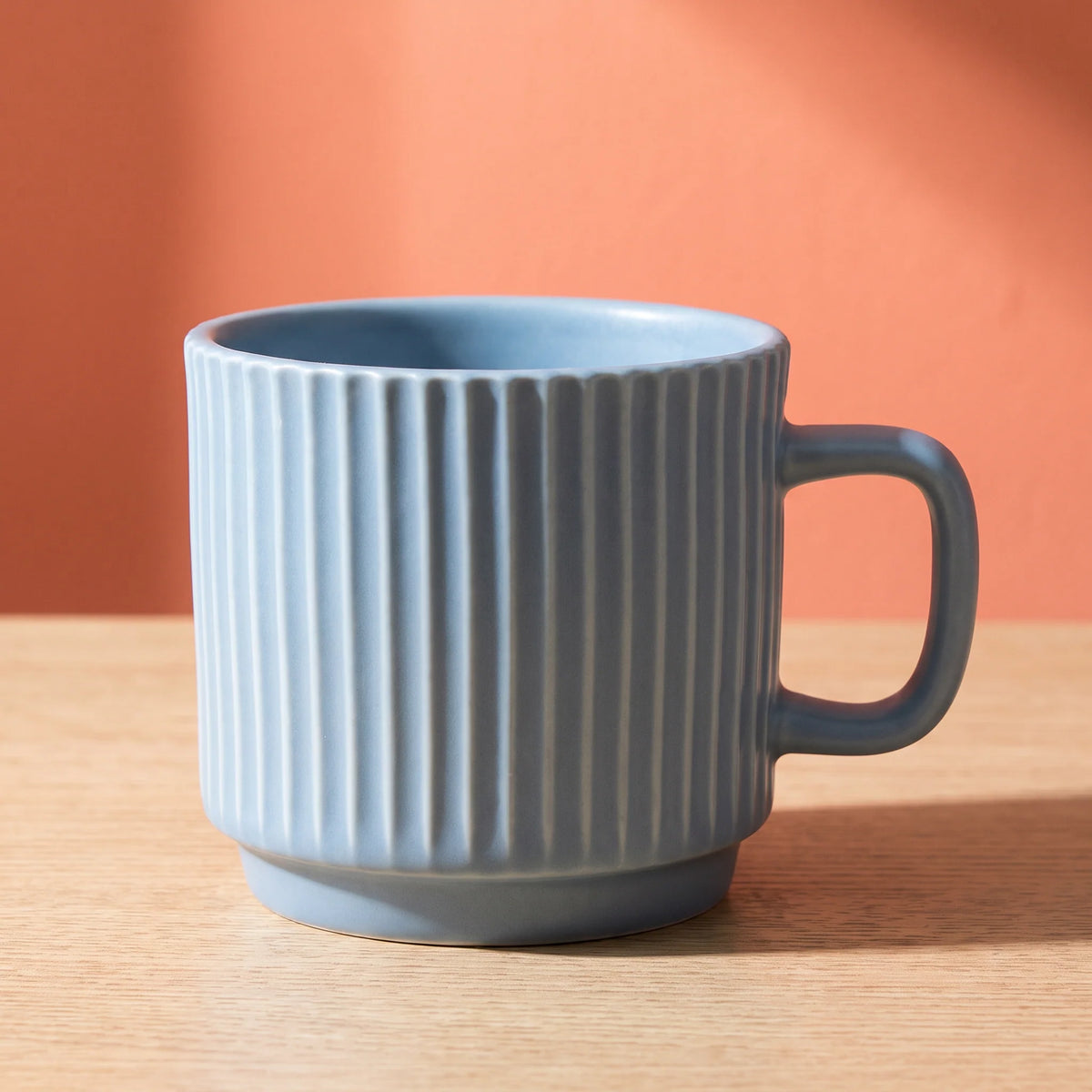 Coffee Mug | Ribbed Matte Ceramic | 260 ml