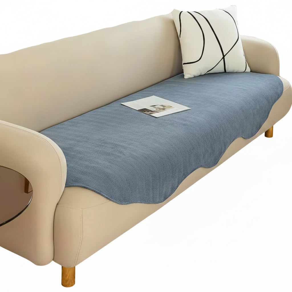 Sofa Cover | Quilted Stitched Channels | Woven Fabric