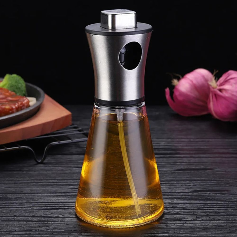 Oil Sprayer | Fine Mist Nozzle | Glass & Stainless Steel