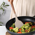 Cooking Utensil Set | Silicone Heads & Contoured Handles | 10-Piece