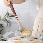 Cooking Utensil Set | Silicone Heads & Contoured Handles | 10-Piece