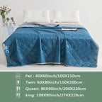 Cooling Blanket | Lightweight & Machine Washable | Geometric Pattern