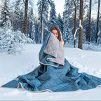 Cooling Blanket | Lightweight & Machine Washable | Geometric Pattern