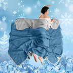 Cooling Blanket | Lightweight & Machine Washable | Geometric Pattern
