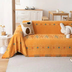 Couch Cover | Boho Tassel Microfiber Chenille & Non-Slip