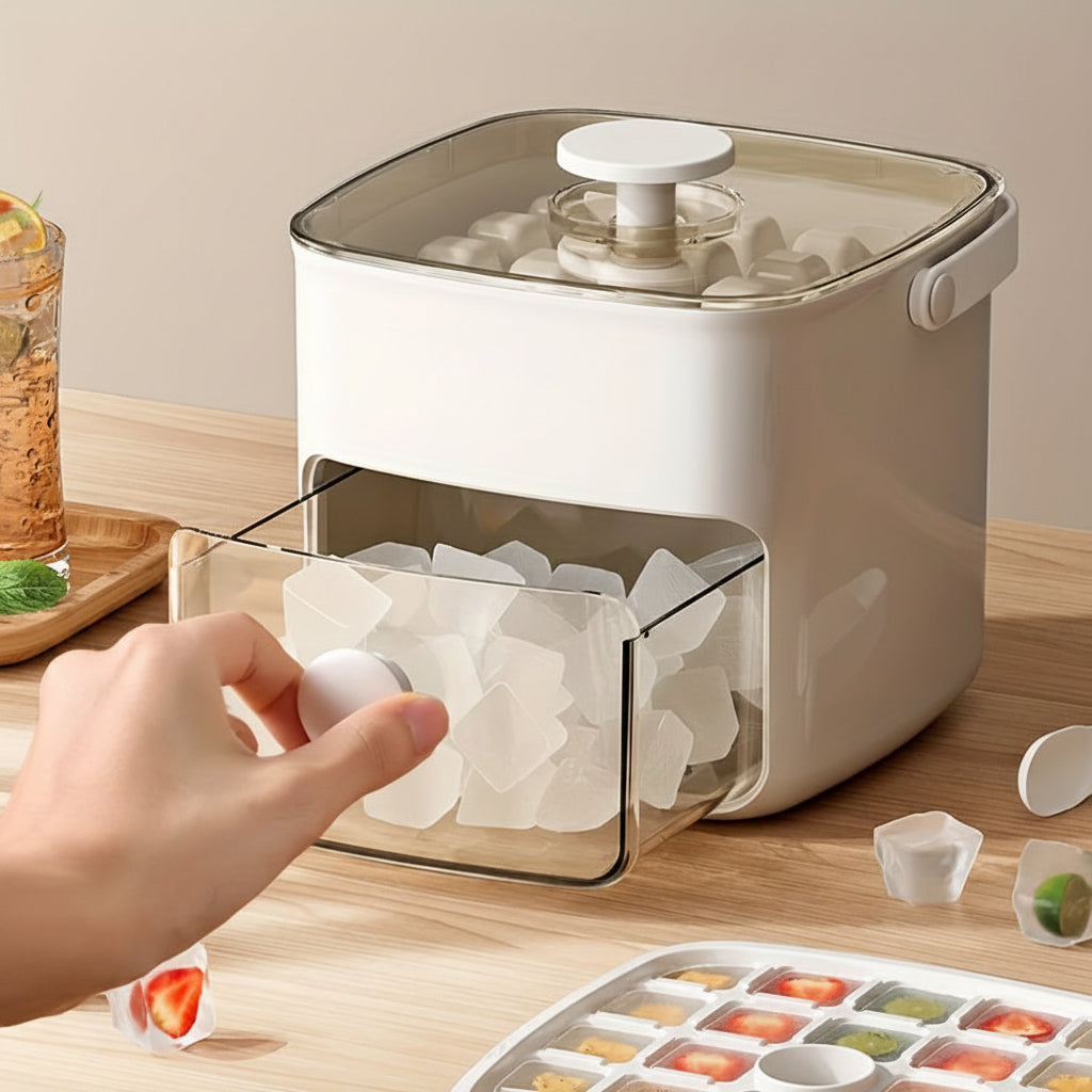 Countertop Ice Maker | Removable Basket | Transparent Lid Window