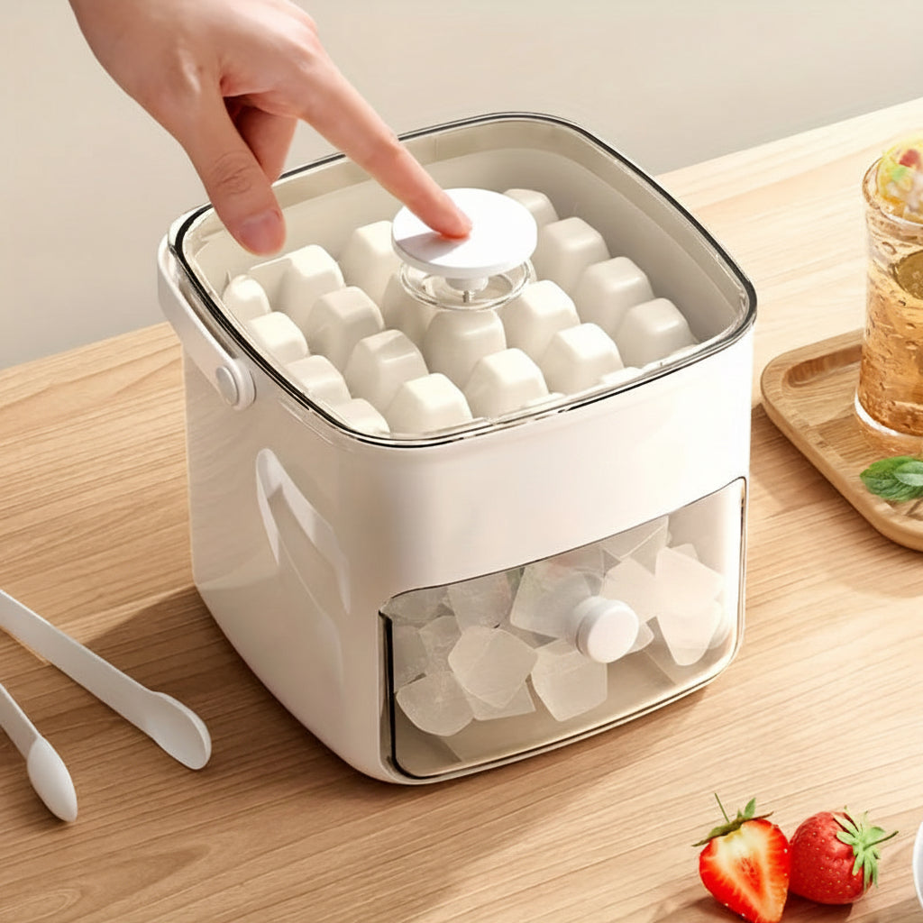 Countertop Ice Maker | Removable Basket | Transparent Lid Window