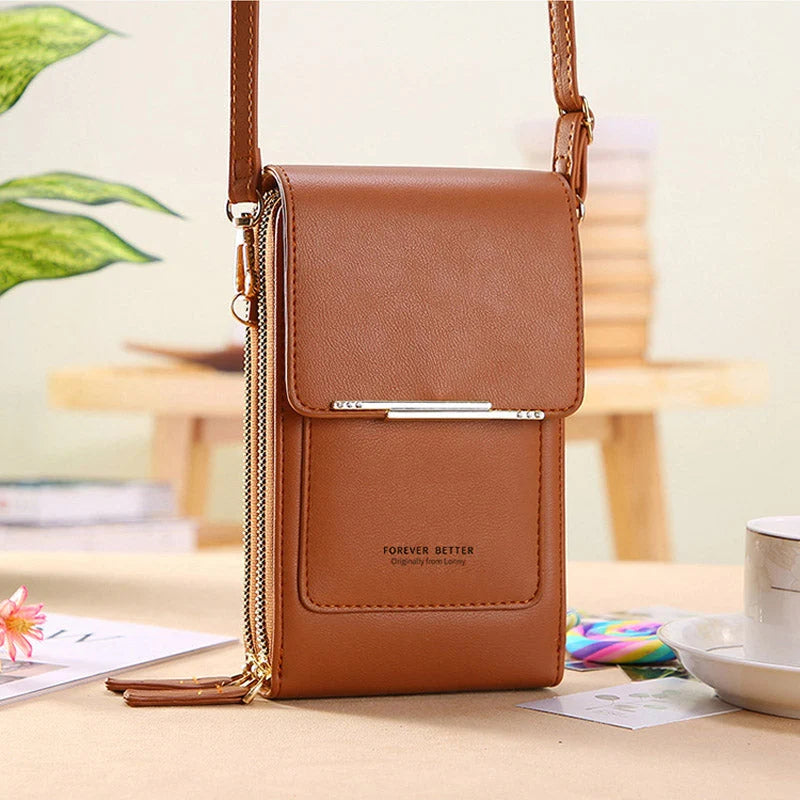 Crossbody Bag | RFID Anti-Theft & Touchscreen | Adjustable Strap