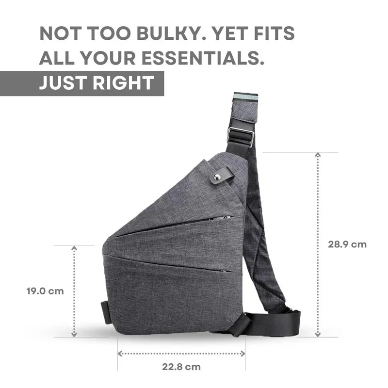 Crossbody Bag | Structured & Concealed Closures | Tablet-Compatible