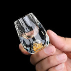 Drinking Glasses | Gold Flake Crystal | Set of 2