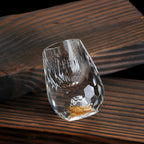 Drinking Glasses | Gold Flake Crystal | Set of 2