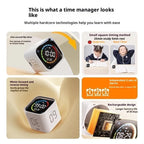 Cube Timer | Gravity-Flip & Seconds Display | USB-C Charging