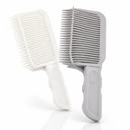 Curved Fade Comb | Heat-Resistant & Antistatic Ergonomic Teeth | With Bonus White Comb