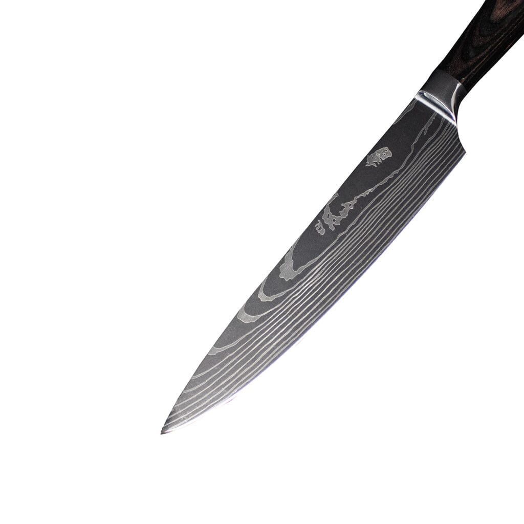 Chef Knife | Layered Damascus Steel | Resin Handle