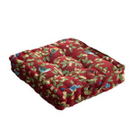 Chair Cushion | Bird & Leaf Print | Carry Strap