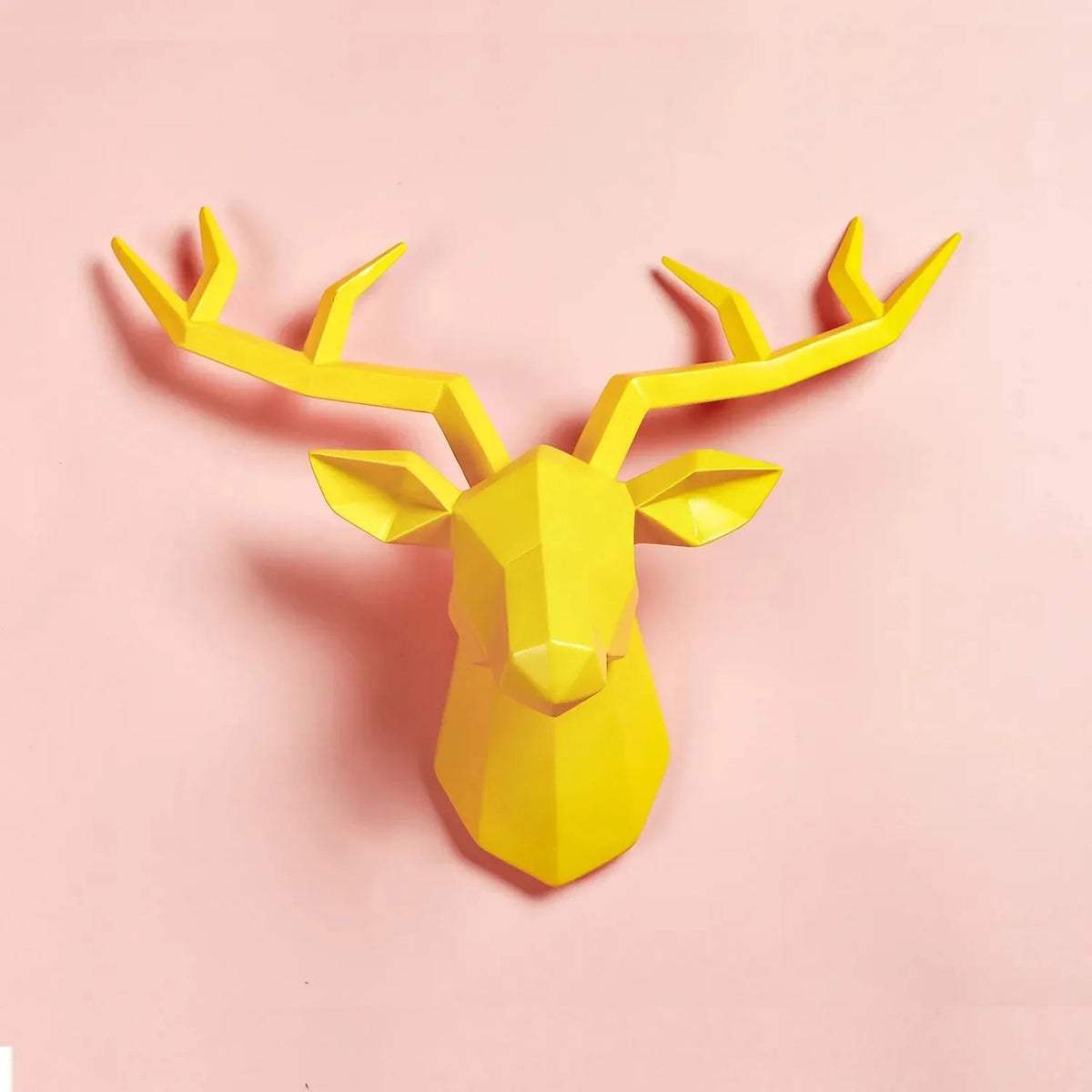Wall Decor | 3D Deer Head & Antlers | Keyhole Mount