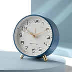 Desk Clock | Silent Sweep Movement Metal Frame & Peg Feet