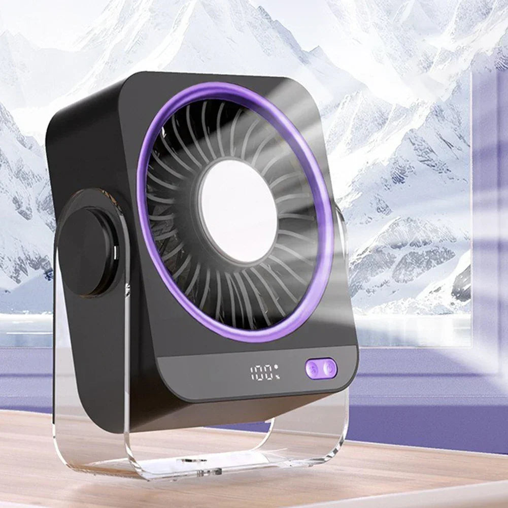 Desk Fan | Rechargeable Cordless & Tilting Head