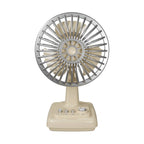 Desk Fan | Retro Design & Adjustable Speeds | Compact