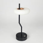 Desk Lamp | Disc-Shaped Shade & Touch Dimming | 16 cm Diameter