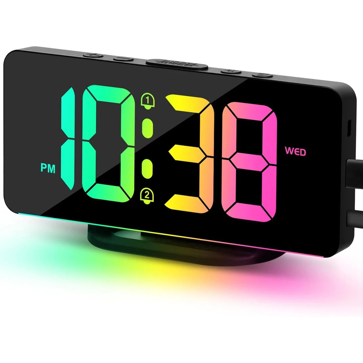 Digital Clock | 10-Inch Display & 19 Reminders | Wireless Remote