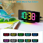 Digital Clock | 10-Inch Display & 19 Reminders | Wireless Remote