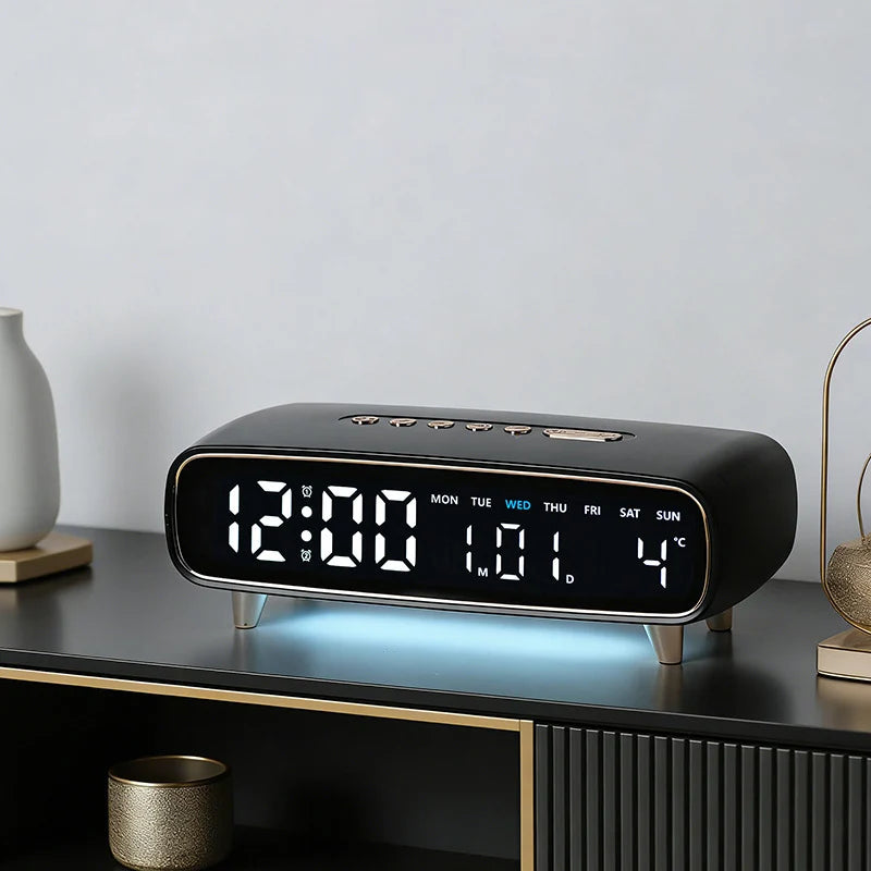 Digital Radio Alarm Clock | Precision Radio Timekeeping & Temperature Display