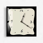 Digital Wall Clock | Rectangular Frame & Clear Display | 30 x 30 cm