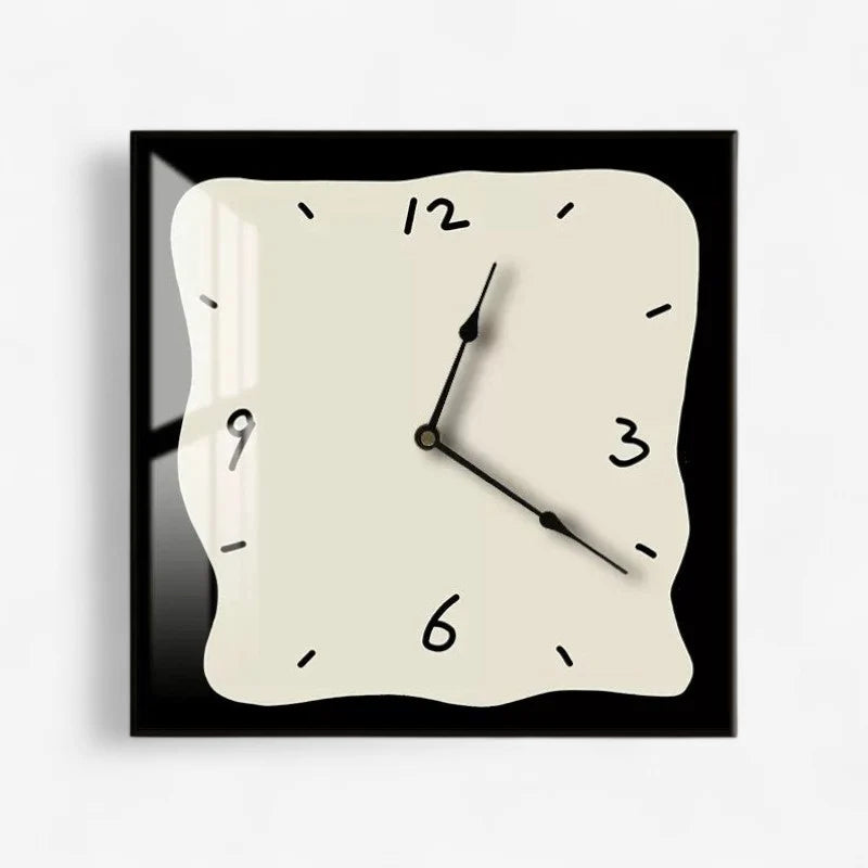 Digital Wall Clock | Rectangular Frame & Clear Display | 30 x 30 cm