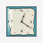 Digital Wall Clock | Rectangular Frame & Clear Display | 30 x 30 cm