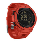 Digital Watch | Waterproof Pedometer & Rubber Strap | 45mm Dial
