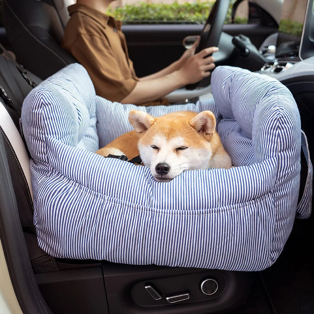 Dog Car Bed | Padded & Washable | Adjustable Straps