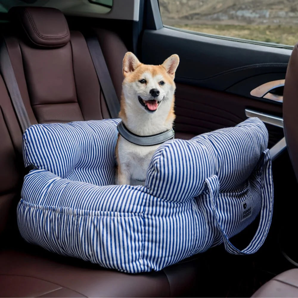 Dog Car Bed | Padded & Washable | Adjustable Straps