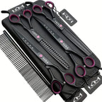 Dog Grooming Kit | Precision Metal Scissors & Ergonomic Grip
