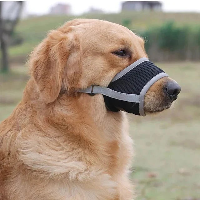 Dog Muzzle | Breathable Mesh & Adjustable Straps
