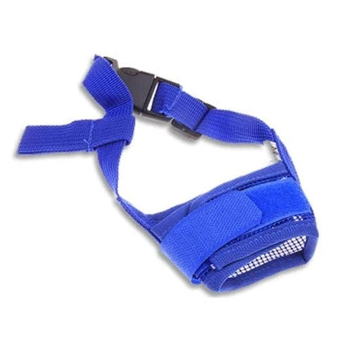 Dog Muzzle | Breathable Nylon Mesh & Adjustable Strap | Sizes S-XXL