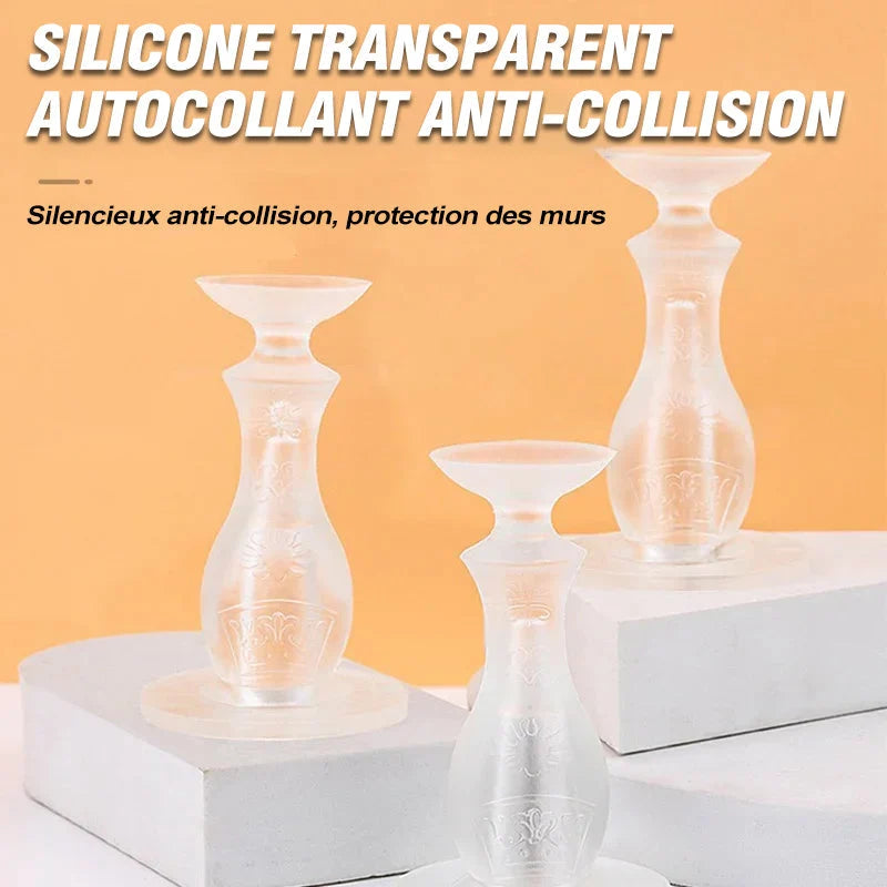 Door Stopper | Transparent Silicone Self-Adhesive & Shock-Absorbing