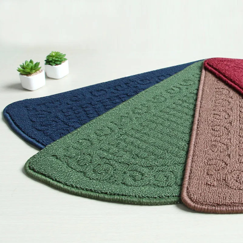 Doormat | Retro Half-Moon Design & Non-Slip Backing