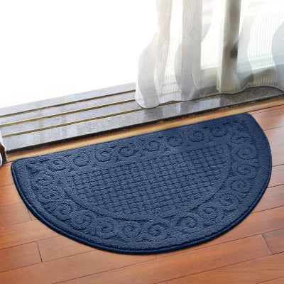 Doormat | Retro Half-Moon Design & Non-Slip Backing