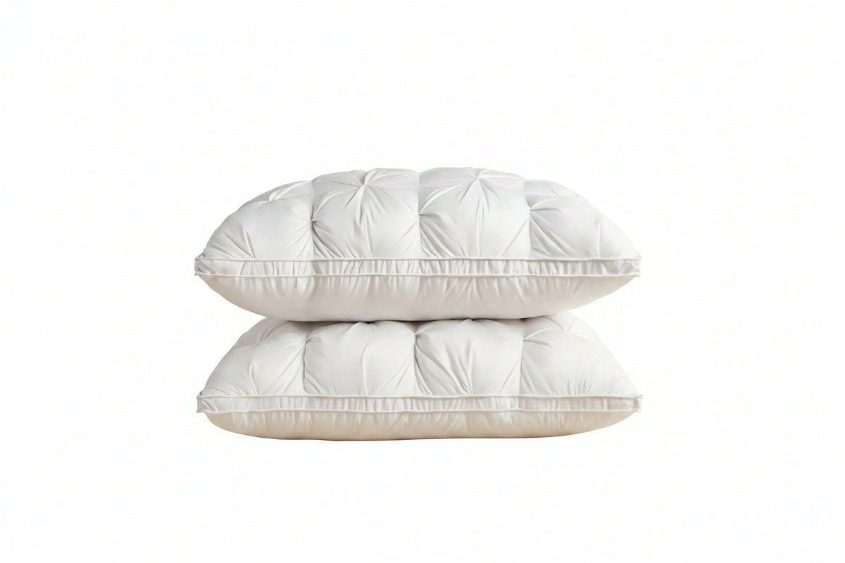 Down Pillow | Goose Down Filling | Woven Cotton Cover